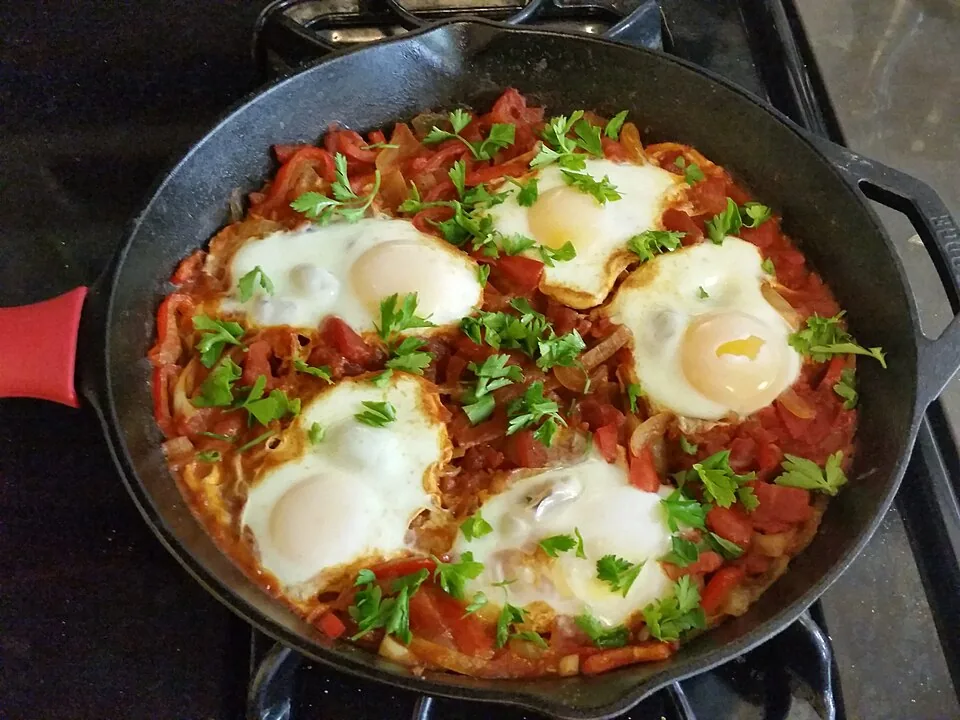 Shakshuka (Eggs in Tomato Sauce) recipe